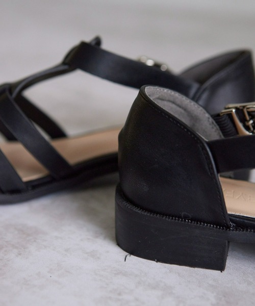 Fabby fabby（ファビィーファビィー）の「グルカサンダルシューズ / グルカサンダル（サンダル・レディース・ブラック/ベージュ/オフホワイト・SMALL/MEDIUM/LARGE）」の22枚目の写真