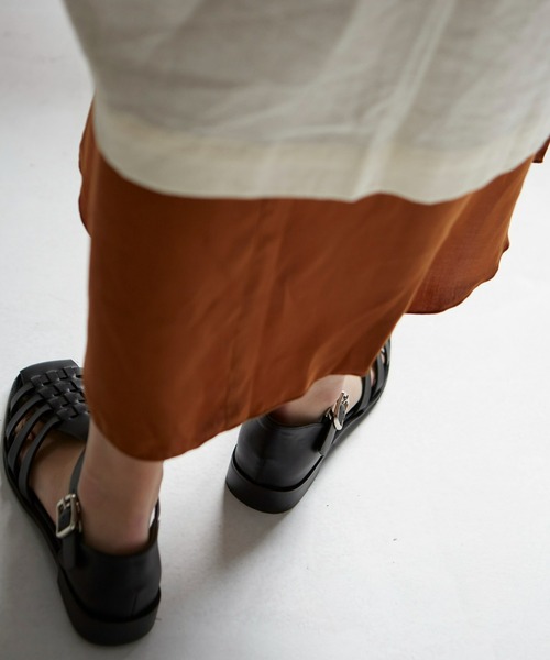 Fabby fabby（ファビィーファビィー）の「グルカサンダルシューズ / グルカサンダル（サンダル・レディース・ブラック/ベージュ/オフホワイト・SMALL/MEDIUM/LARGE）」の17枚目の写真