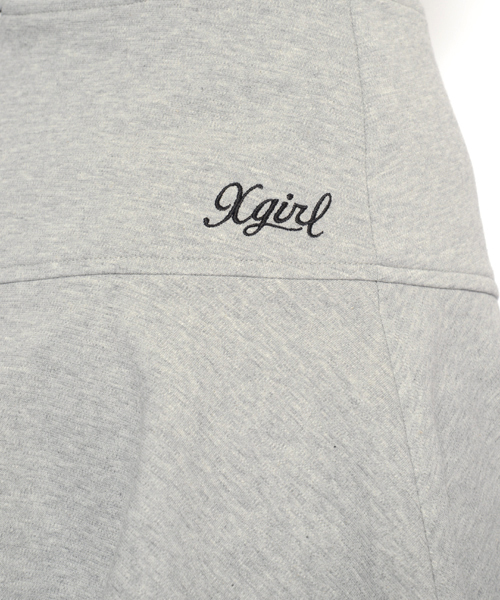 X-girl（エックスガール）の「【mini6月号掲載】PONTE SET UP（スカート・レディース・ブラック/アッシュ/ライトブルー・1/2）」の21枚目の写真