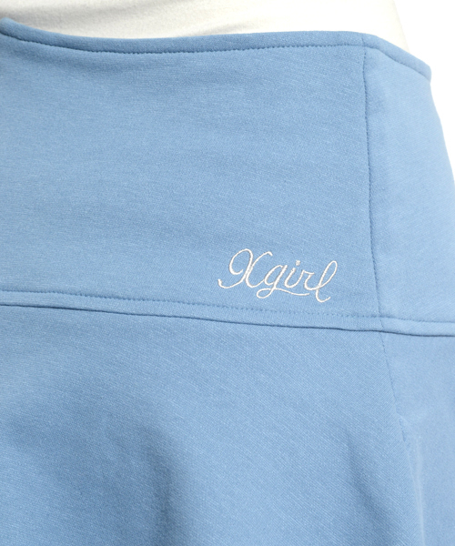 X-girl（エックスガール）の「【mini6月号掲載】PONTE SET UP（スカート・レディース・ブラック/アッシュ/ライトブルー・1/2）」の22枚目の写真