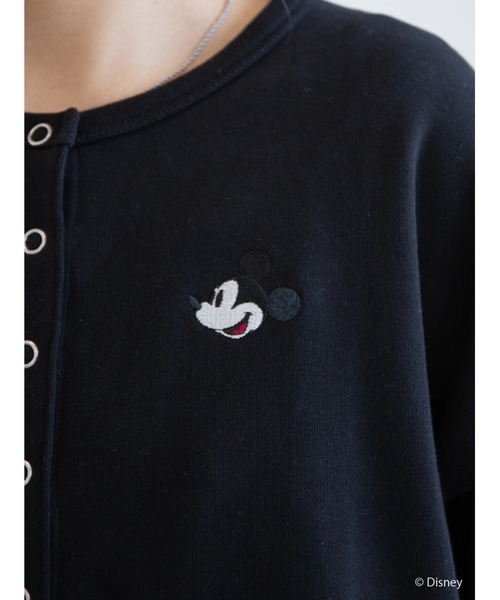 Disney（ディズニー）の「クルーネック裏毛カーディガン/Mickey（カーディガン/ボレロ・レディース・ブラック・L/M）」の16枚目の写真