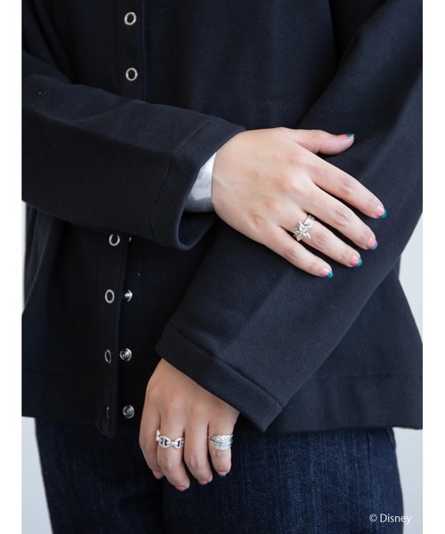 Disney（ディズニー）の「クルーネック裏毛カーディガン/Mickey（カーディガン/ボレロ・レディース・ブラック・L/M）」の17枚目の写真