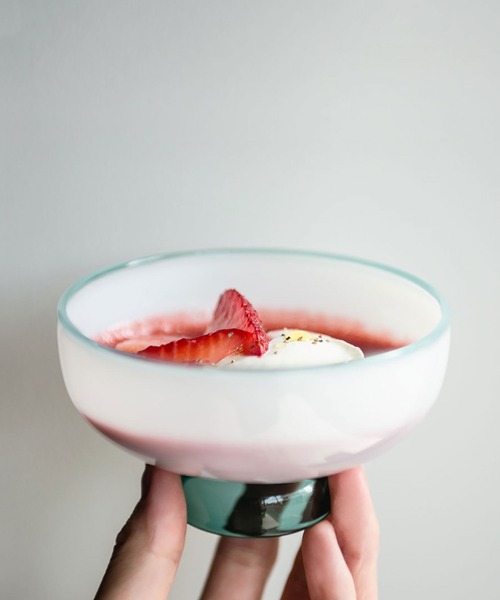 ローゼンタールソリティアスノーフレイクペアデザート皿ブルー