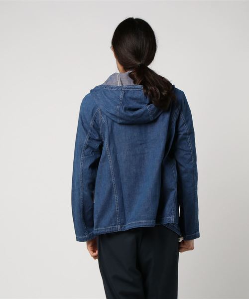 Denime（ドゥニーム）の「【MadeInJapan】40sフレンチワークマリンパーカージェルトデニムUSED加工（その他アウター・メンズ・インディゴブルー・SMALL/LARGE/MEDIUM）」の10枚目の写真