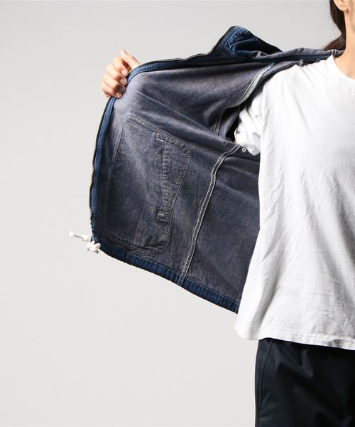 Denime（ドゥニーム）の「【MadeInJapan】40sフレンチワークマリンパーカージェルトデニムUSED加工（その他アウター・メンズ・インディゴブルー・SMALL/LARGE/MEDIUM）」の11枚目の写真