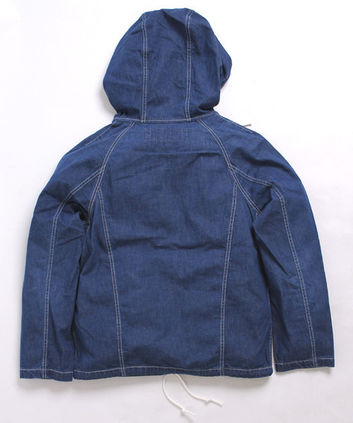 Denime（ドゥニーム）の「【MadeInJapan】40sフレンチワークマリンパーカージェルトデニムUSED加工（その他アウター・メンズ・インディゴブルー・SMALL/LARGE/MEDIUM）」の15枚目の写真