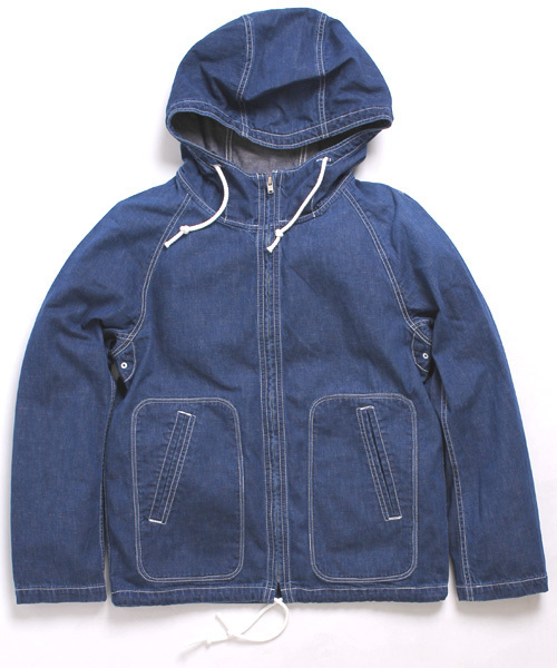 Denime（ドゥニーム）の「【MadeInJapan】40sフレンチワークマリンパーカージェルトデニムUSED加工（その他アウター・メンズ・インディゴブルー・SMALL/LARGE/MEDIUM）」の21枚目の写真