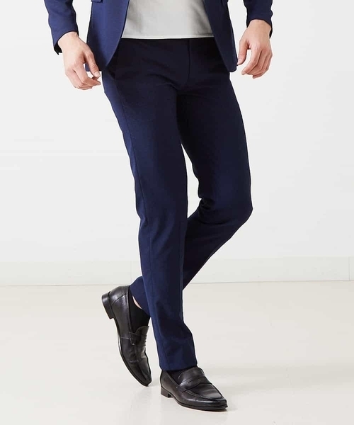 MICHEL KLEIN HOMME (ミッシェルクランオム)の「リネンスラックスパンツ(スラックス・メンズ・ベージュ/ネイビー/グレー・MEDIUM/LARGE/X-LARGE)」の3枚目の写真