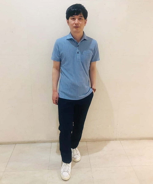 MICHEL KLEIN HOMME (ミッシェルクランオム)の「リネンスラックスパンツ(スラックス・メンズ・ベージュ/ネイビー/グレー・MEDIUM/LARGE/X-LARGE)」の22枚目の写真