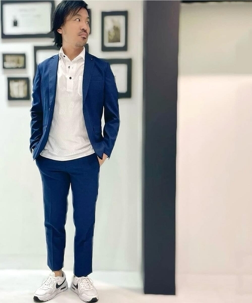 MICHEL KLEIN HOMME (ミッシェルクランオム)の「リネンスラックスパンツ(スラックス・メンズ・ベージュ/ネイビー/グレー・MEDIUM/LARGE/X-LARGE)」の21枚目の写真