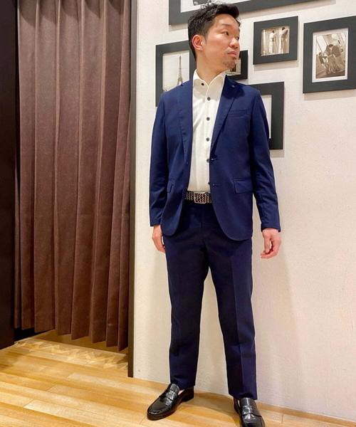 MICHEL KLEIN HOMME (ミッシェルクランオム)の「リネンスラックスパンツ(スラックス・メンズ・ベージュ/ネイビー/グレー・MEDIUM/LARGE/X-LARGE)」の20枚目の写真