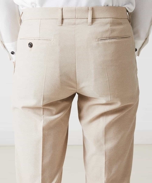 MICHEL KLEIN HOMME (ミッシェルクランオム)の「リネンスラックスパンツ(スラックス・メンズ・ベージュ/ネイビー/グレー・MEDIUM/LARGE/X-LARGE)」の16枚目の写真