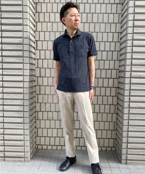 MICHEL KLEIN HOMME (ミッシェルクランオム)の「リネンスラックスパンツ(スラックス・メンズ・ベージュ/ネイビー/グレー・MEDIUM/LARGE/X-LARGE)」の11枚目の写真