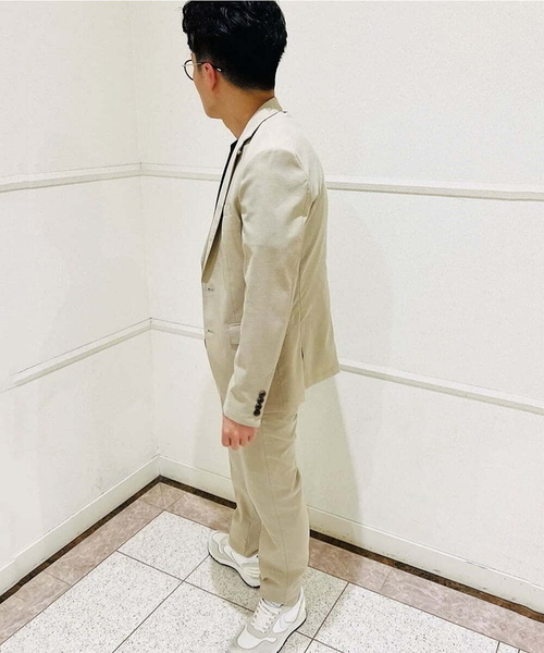 MICHEL KLEIN HOMME (ミッシェルクランオム)の「リネンスラックスパンツ(スラックス・メンズ・ベージュ/ネイビー/グレー・MEDIUM/LARGE/X-LARGE)」の9枚目の写真