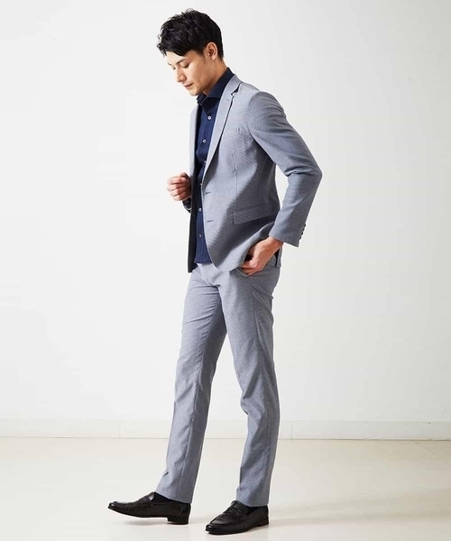MICHEL KLEIN HOMME (ミッシェルクランオム)の「リネンスラックスパンツ(スラックス・メンズ・ベージュ/ネイビー/グレー・MEDIUM/LARGE/X-LARGE)」の7枚目の写真