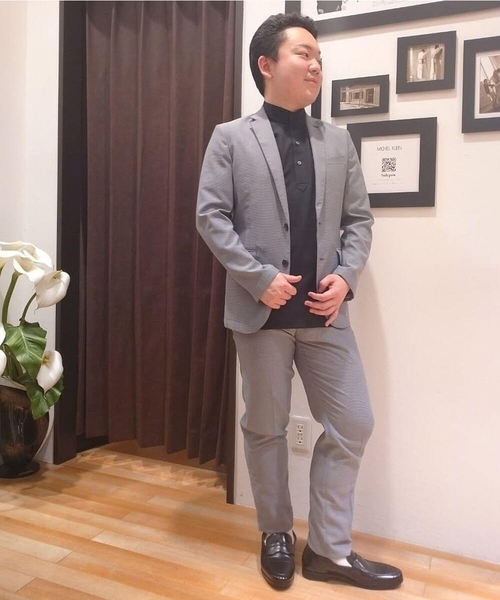 MICHEL KLEIN HOMME (ミッシェルクランオム)の「リネンスラックスパンツ(スラックス・メンズ・ベージュ/ネイビー/グレー・MEDIUM/LARGE/X-LARGE)」の4枚目の写真