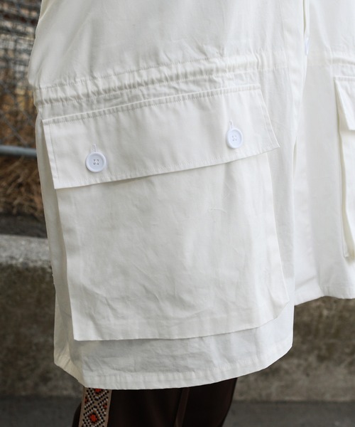 MSG(エムエスジー)の「オーバーサイズスノーパーカー マウンテンパーカー(マウンテンパーカー・メンズ・カーキ/ブルー/オフホワイト/マスタード/グレー系・L/M)」の17枚目の写真