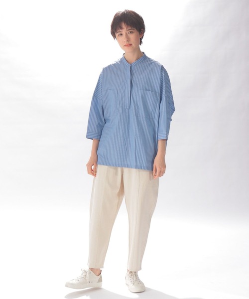 ニコアンド niko and... コットン100％こなれ感ワイヤー襟ゆったりワイド身幅シャツ♪スタディオクリップ姉妹ブランド niko and - 外襟ワイヤー シャツの通販 by もぐ\u0027s shop｜ニコアンド