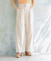 mysty woman | タックストレートパンツ 275144(スラックス)