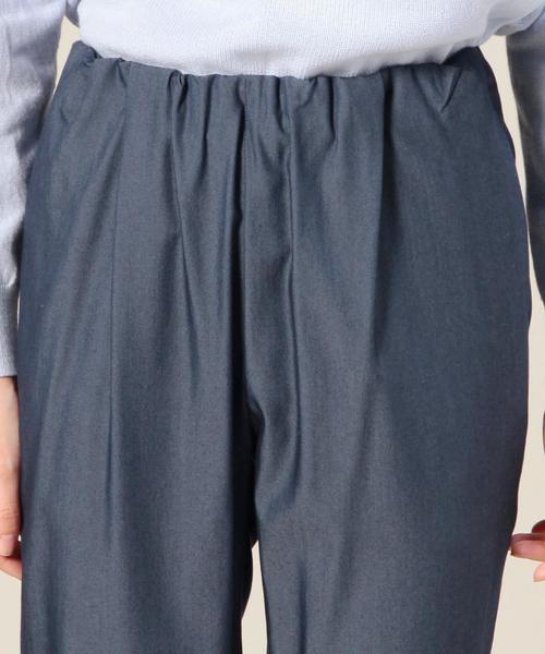 BEAUTY&YOUTH UNITED ARROWS（ビューティーアンドユースユナイテッドアローズ）の「BYTF リヨセルナイロン ウエストギャザー9分丈パンツ◆（その他パンツ・レディース・コバルトブルー/ブラック/グレー・SMALL/MEDIUM）」の8枚目の写真