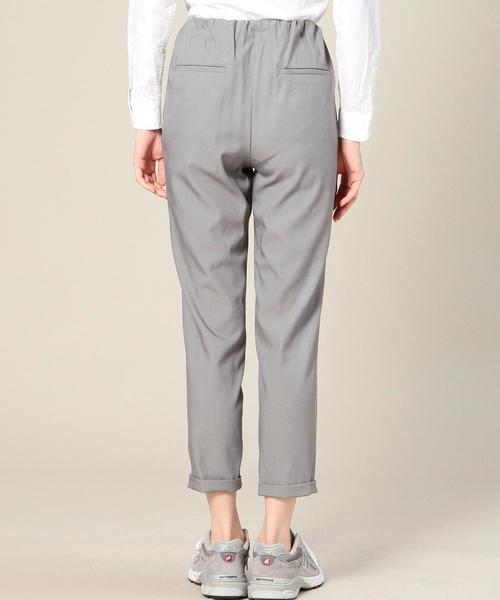 BEAUTY&YOUTH UNITED ARROWS（ビューティーアンドユースユナイテッドアローズ）の「BYTF リヨセルナイロン ウエストギャザー9分丈パンツ◆（その他パンツ・レディース・コバルトブルー/ブラック/グレー・SMALL/MEDIUM）」の15枚目の写真