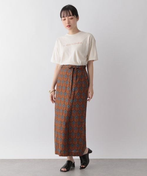 LOWRYS FARM(ローリーズファーム)の「アサコンラップフウタイトスカート 281667(スカート・レディース・ブラック/ブルー系その他/グリーン系その他・FREE)」の11枚目の写真