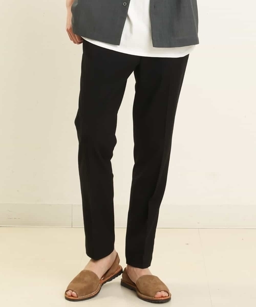 a.v.v（アーヴェヴェ）の「【S-XXL】スマートスラックス（アンクル丈）（スラックス・メンズ・ネイビー/グレー/ブラック・46/44/48/50）」の2枚目の写真