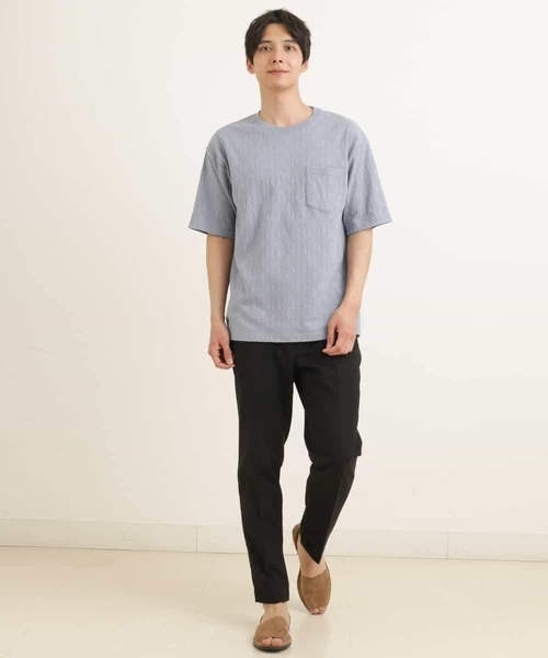 a.v.v（アーヴェヴェ）の「【S-XXL】スマートスラックス（アンクル丈）（スラックス・メンズ・ネイビー/グレー/ブラック・46/44/48/50）」の22枚目の写真