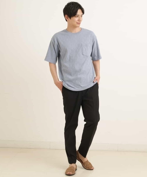 a.v.v（アーヴェヴェ）の「【S-XXL】スマートスラックス（アンクル丈）（スラックス・メンズ・ネイビー/グレー/ブラック・46/44/48/50）」の11枚目の写真