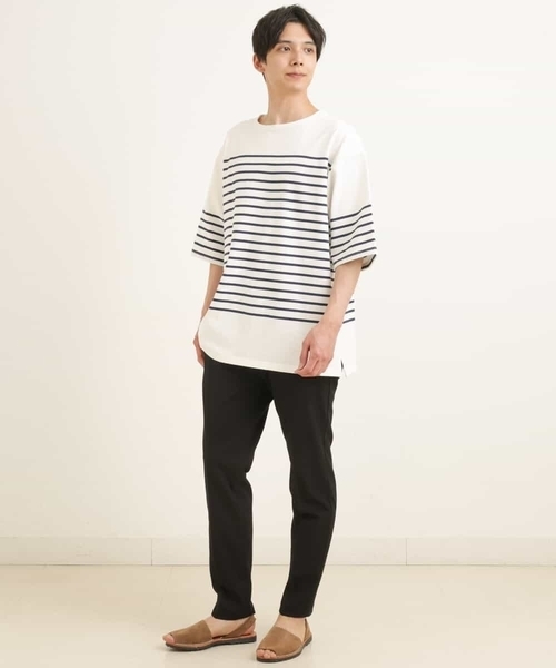 a.v.v（アーヴェヴェ）の「【S-XXL】スマートスラックス（アンクル丈）（スラックス・メンズ・ネイビー/グレー/ブラック・46/44/48/50）」の6枚目の写真