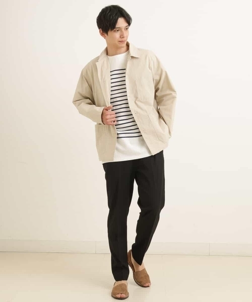 a.v.v（アーヴェヴェ）の「【S-XXL】スマートスラックス（アンクル丈）（スラックス・メンズ・ネイビー/グレー/ブラック・46/44/48/50）」の17枚目の写真