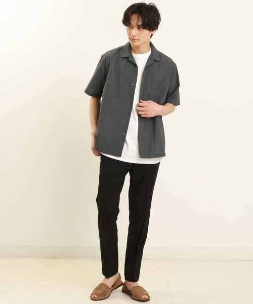 a.v.v（アーヴェヴェ）の「【S-XXL】スマートスラックス（アンクル丈）（スラックス・メンズ・ネイビー/グレー/ブラック・46/44/48/50）」の18枚目の写真