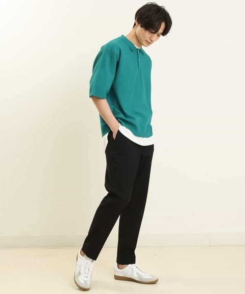 a.v.v（アーヴェヴェ）の「【S-XXL】スマートスラックス（アンクル丈）（スラックス・メンズ・ネイビー/グレー/ブラック・46/44/48/50）」の7枚目の写真