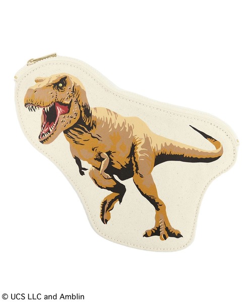 ACCOMMODE（アコモデ）の「Jurassic World ラバープリントポーチ（ポーチ・レディース・ブルー/ベージュ/シルバー・FREE）」の5枚目の写真