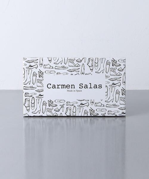 Carmen Salas（カルメンサラス）の「＜Carmen Salas＞LTH ウェッジソール サンダル（サンダル・レディース・ブラック/ライム・38/35/36/37）」の9枚目の写真