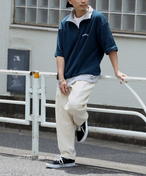 BEN DAVIS（ベンデイビス）の「【BEN DAVIS】ハーフジップカットソー（その他トップス・メンズ・グレー/ブラウン/ダークグレー/ロイヤルブルー・L/S/M/XL）」の11枚目の写真