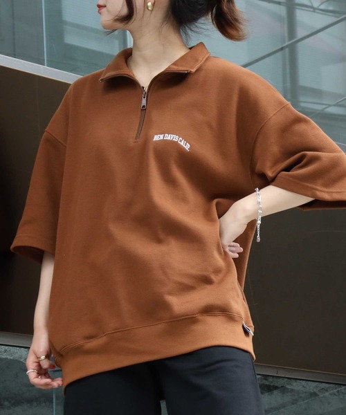 BEN DAVIS（ベンデイビス）の「【BEN DAVIS】ハーフジップカットソー（その他トップス・メンズ・グレー/ブラウン/ダークグレー/ロイヤルブルー・L/S/M/XL）」の13枚目の写真