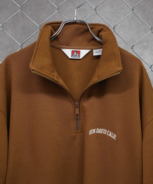 BEN DAVIS（ベンデイビス）の「【BEN DAVIS】ハーフジップカットソー（その他トップス・メンズ・グレー/ブラウン/ダークグレー/ロイヤルブルー・L/S/M/XL）」の17枚目の写真