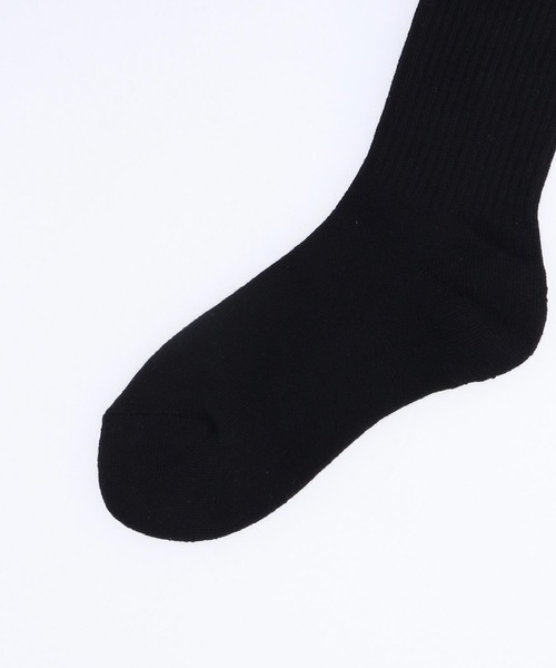 X-girl(エックスガール)の「CANDY LOGO RIB SOCKS/ロゴ刺繍/靴下 リブソックス(ソックス/靴下・レディース・ホワイト/ブラック/グリーン・ONE SIZE)」の11枚目の写真