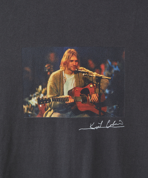 ADAM ET ROPE'（アダムエロペ）の「【KURT COBAIN×10 Culture】SMALL PHOTO T（Tシャツ/カットソー・メンズ・ブラック/ブラック系その他2/ホワイト系その他/ブラック系その他/ホワイト/ホワイト系その他2・M/XL/L）」の15枚目の写真