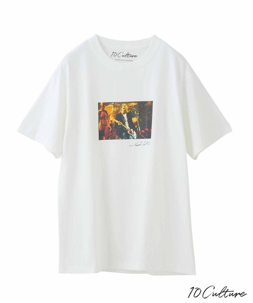 ADAM ET ROPE'（アダムエロペ）の「【KURT COBAIN×10 Culture】SMALL PHOTO T（Tシャツ/カットソー・メンズ・ブラック/ブラック系その他2/ホワイト系その他/ブラック系その他/ホワイト/ホワイト系その他2・M/XL/L）」の3枚目の写真
