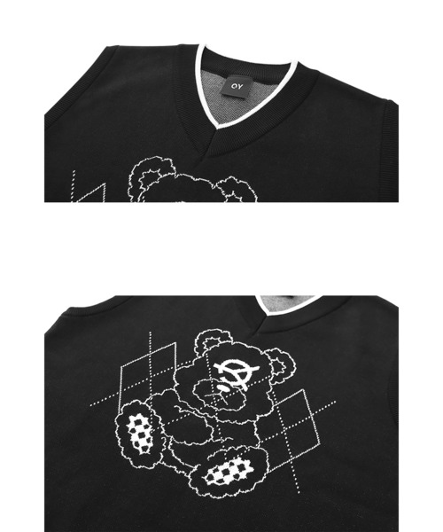 OY（オーワイ）の「『OY/オーワイ』ARGYLE STITCH ODOLLY KNIT VEST/アーガイル ステッチ オードリー ニットベスト（ベスト・メンズ・ホワイト/ブラック/ブルー・FREE）」の12枚目の写真