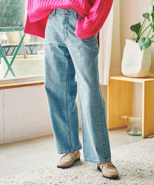 BAYFLOW(ベイフロー)の「【BAYFLOW DENIM】ワイドパンツ(その他パンツ・レディース・ライトブルー/ネイビー/チャコール・SMALL/MEDIUM/LARGE)」の2枚目の写真