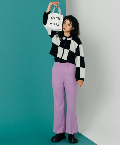 CITEN(シテン)の「<CITEN>ボリュームソール ハーフジップ ブーツ(ブーツ・レディース・ブラック/オフホワイト・23cm/23.5cm/24cm/24.5cm)」の16枚目の写真