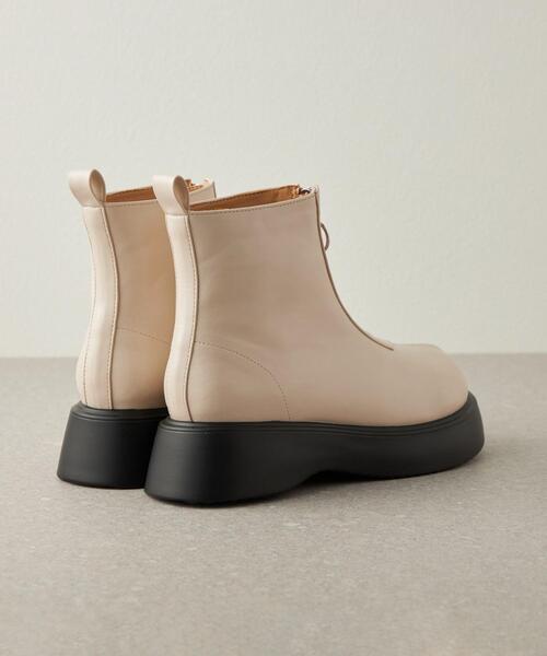 CITEN(シテン)の「<CITEN>ボリュームソール ハーフジップ ブーツ(ブーツ・レディース・ブラック/オフホワイト・23cm/23.5cm/24cm/24.5cm)」の20枚目の写真