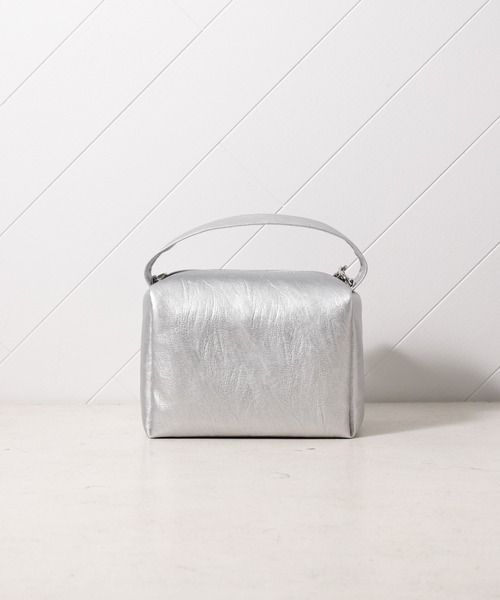 Actually（アクチュアリー）の「【手洗い可能】ウォッシャブル ワンハンドル 2WAYショルダー（ショルダーバッグ・レディース・ブラック/シルバー・フリー）」の9枚目の写真