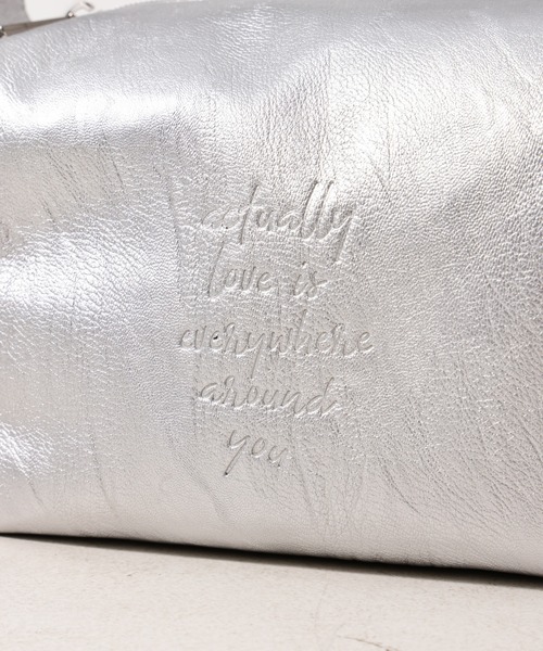 Actually（アクチュアリー）の「【手洗い可能】ウォッシャブル ワンハンドル 2WAYショルダー（ショルダーバッグ・レディース・ブラック/シルバー・フリー）」の14枚目の写真