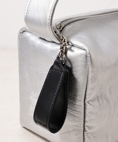 Actually（アクチュアリー）の「【手洗い可能】ウォッシャブル ワンハンドル 2WAYショルダー（ショルダーバッグ・レディース・ブラック/シルバー・フリー）」の16枚目の写真