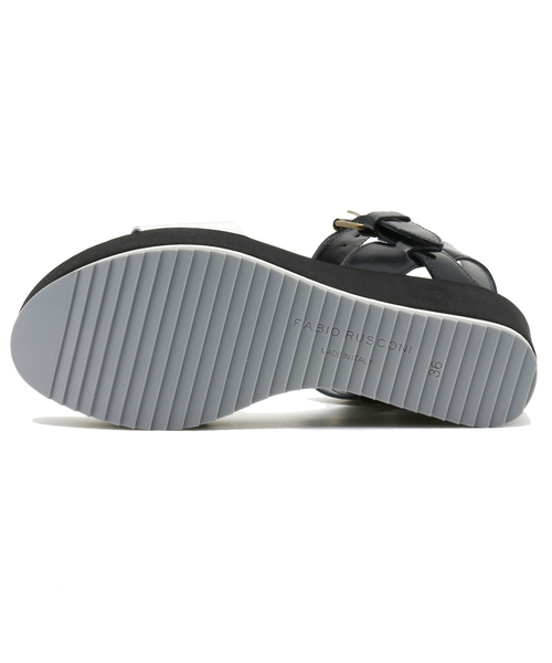 FABIO RUSCONI（ファビオルスコーニ）の「FABIO RUSCONI モノトーンサンダル（サンダル・レディース・ブラック・37/35/36）」の9枚目の写真