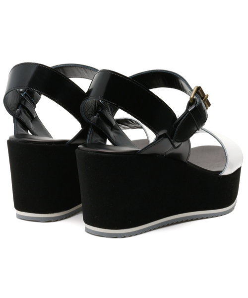 FABIO RUSCONI（ファビオルスコーニ）の「FABIO RUSCONI モノトーンサンダル（サンダル・レディース・ブラック・37/35/36）」の8枚目の写真